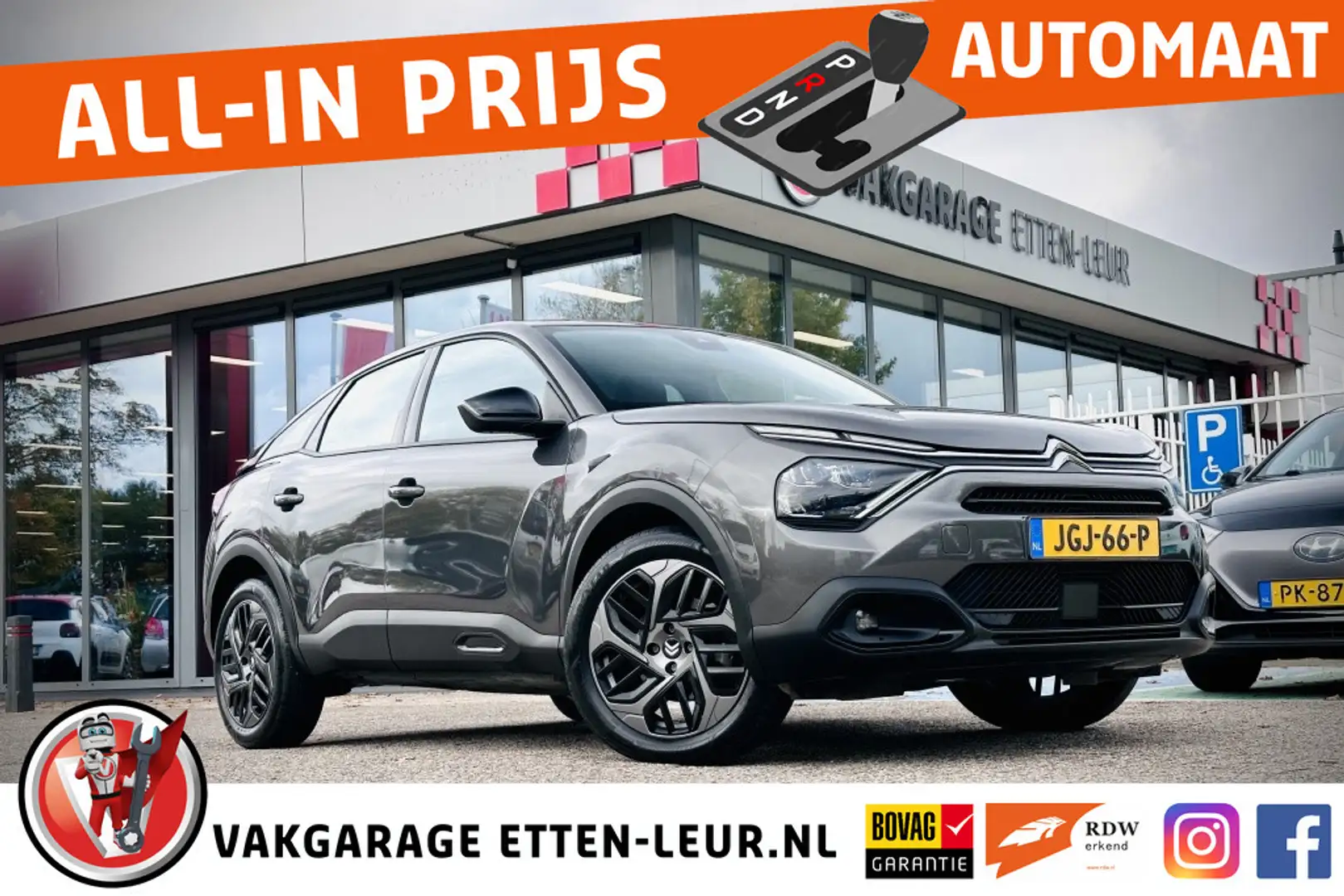 Citroen C4 1.2 130PK Feel | CAMERA | LED | CLIMA | APPLE + AN Grijs - 1