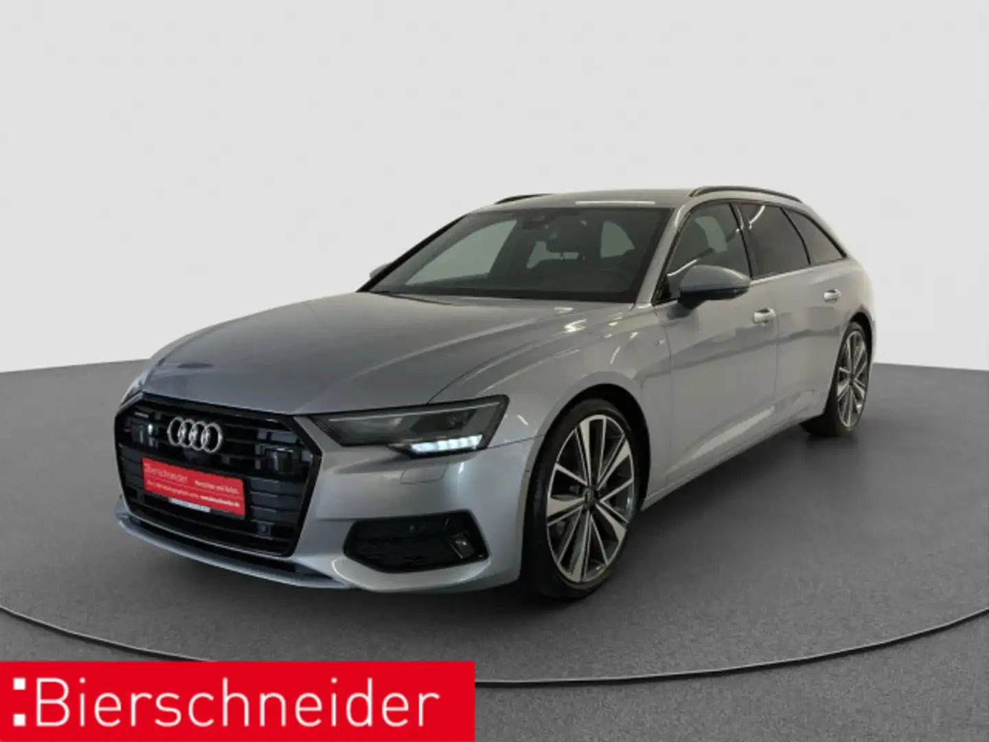 Audi A6 Av 40 TDI qu S-Line Black 21 AHK B&O ACC 360 Argent - 2
