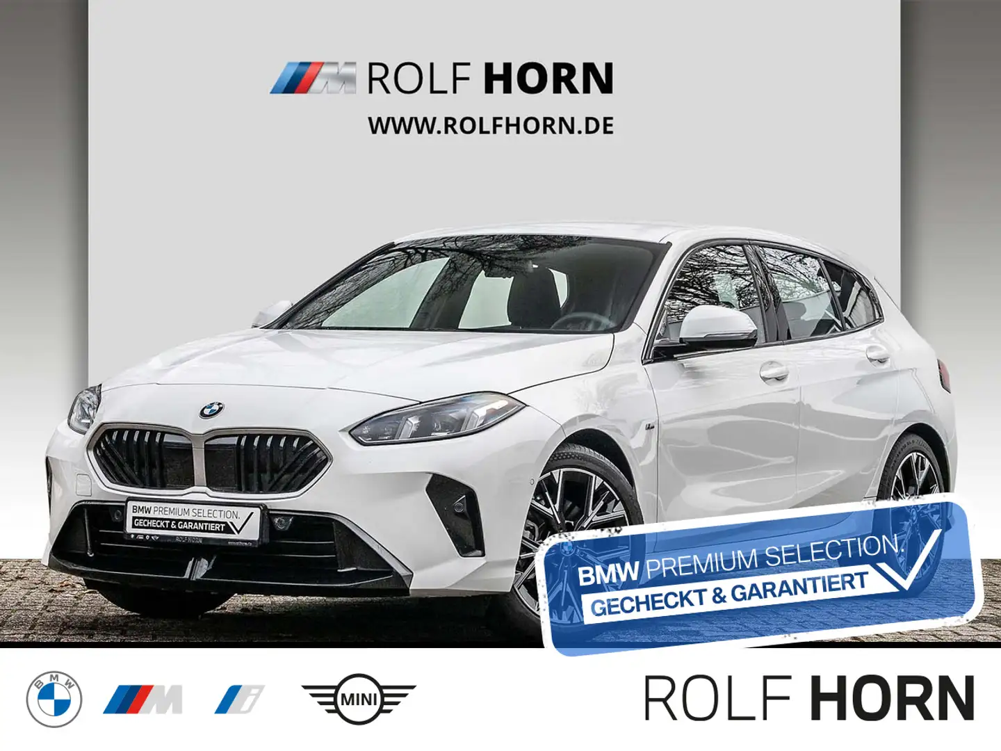 BMW 114 120 M Sportpaket RfKam Navi LED Tempomat Sitzhzg Weiß - 1