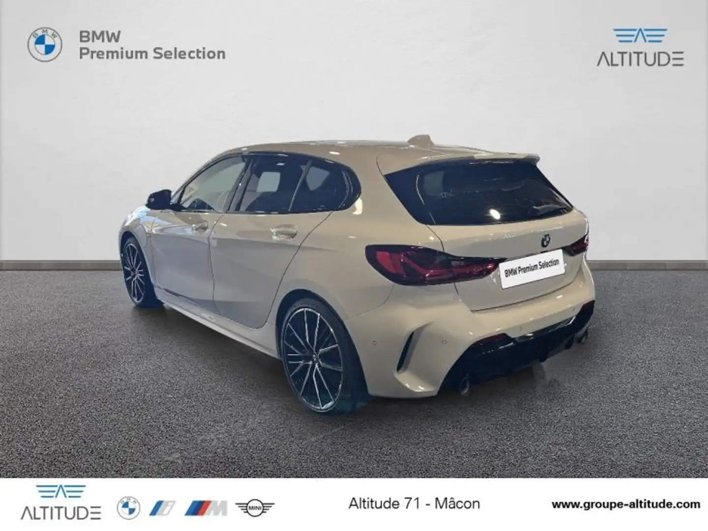 BMW 118 118dA 150ch M Sport 8cv Blanc - 2