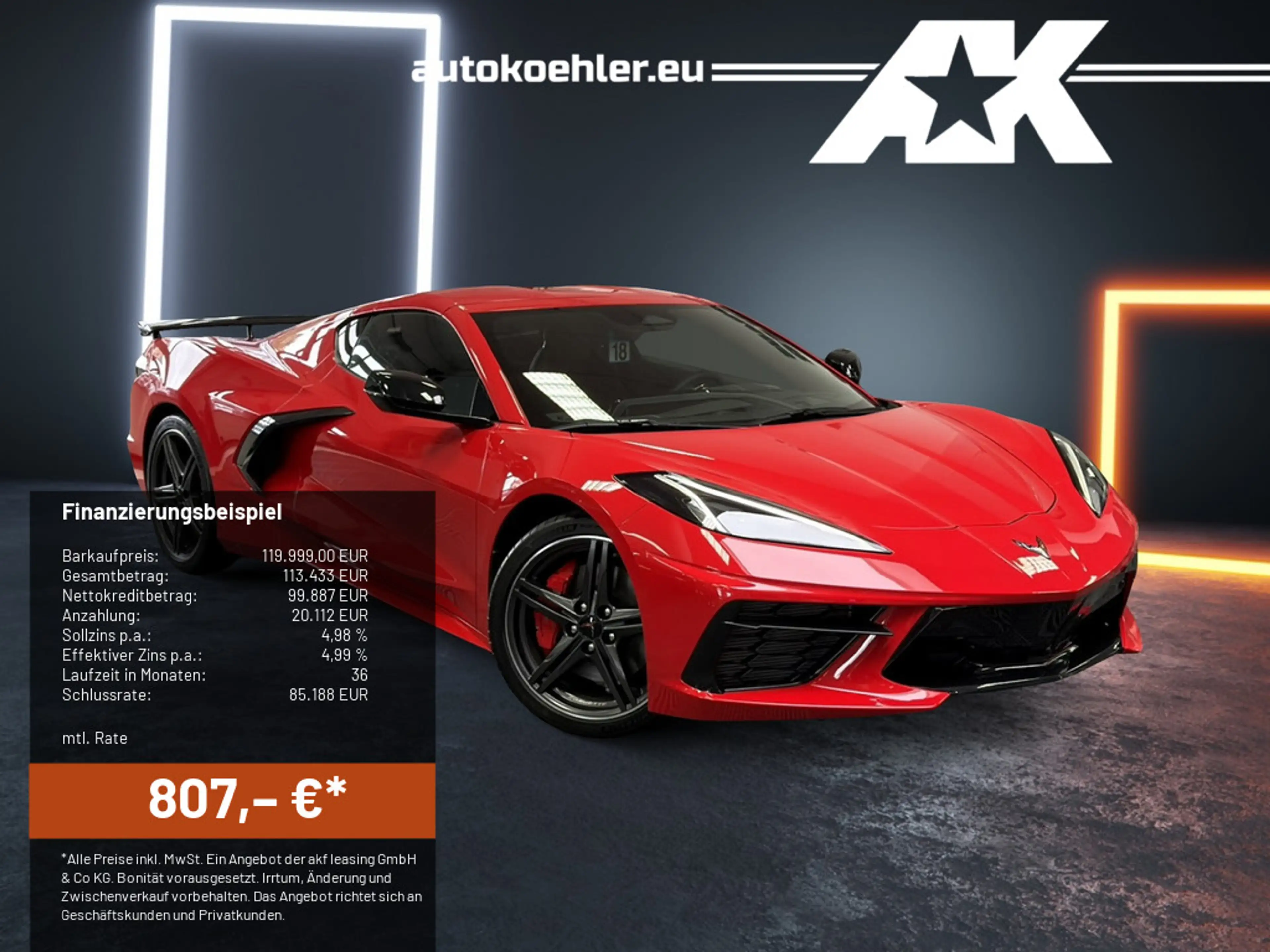Corvette C8 Cabrio 3LT 2026 Carbon, Lift, Magnetic