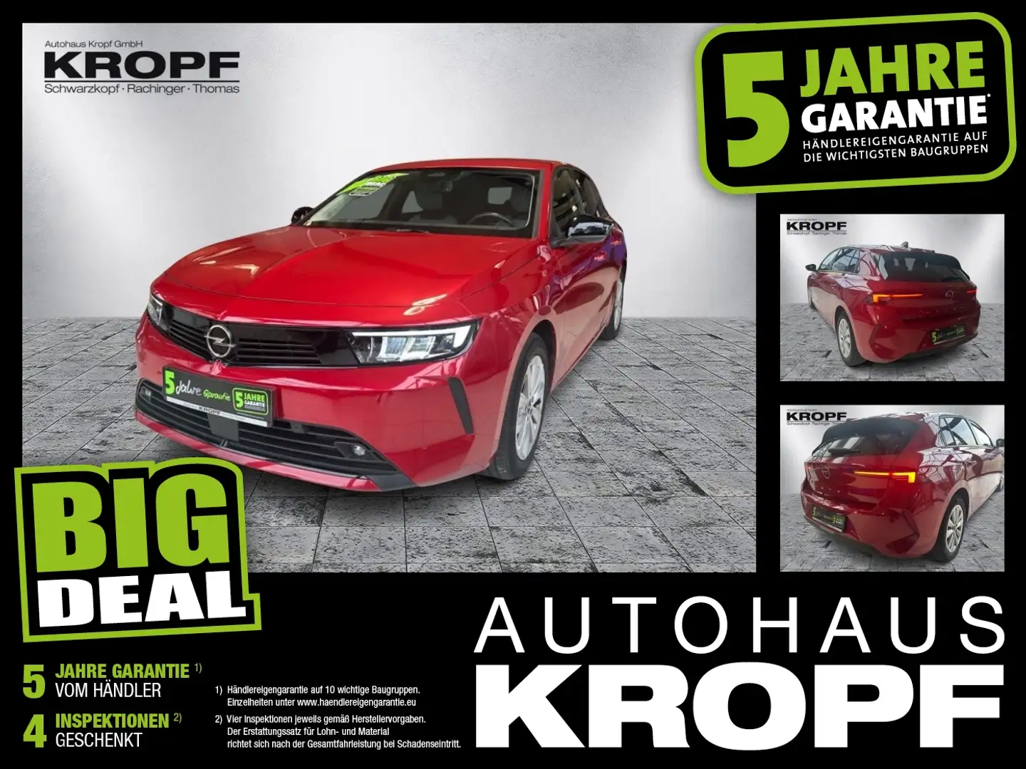 Opel Astra L 1.5 D Edition LED+SHZ+Winterp.+Kam.+LM Rot - 1