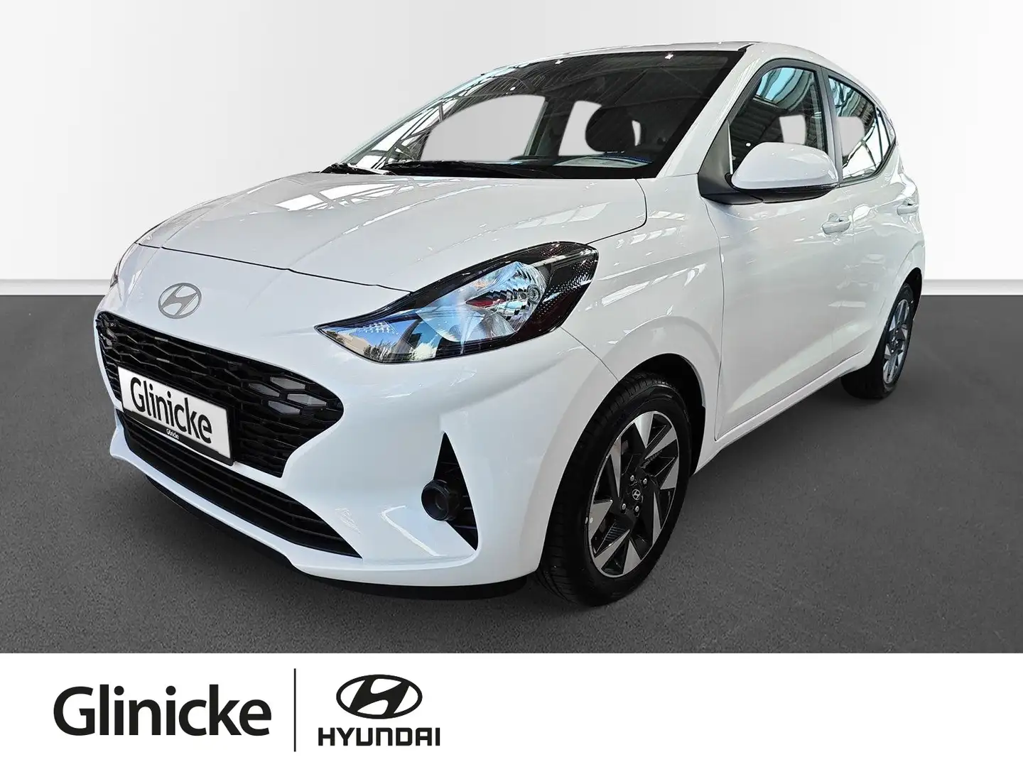 Hyundai i10 Trend*Automatik*NAVI*RKam*SitzHeiz*LenkrHeiz Weiß - 1
