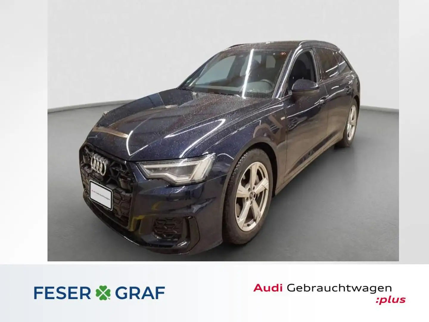 Audi A6 Ava S line 50 TDI qu. tiptro+Matrix+AHK+Tour Blau - 1