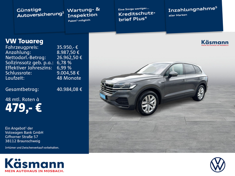 Volkswagen Touareg 3.0TDI 4Motion AHK LUFTF NAVI KAM LED — photo 2