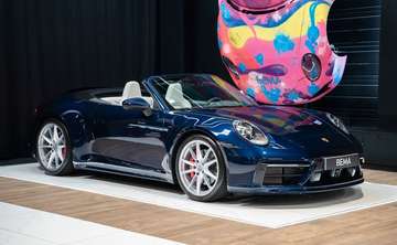 (992) Cabriolet CARRERA 4S 450cv | Bleu Nuit métallisé Immat France PDLS%2B BOSE Sièges 18 positions Système d’échappemen