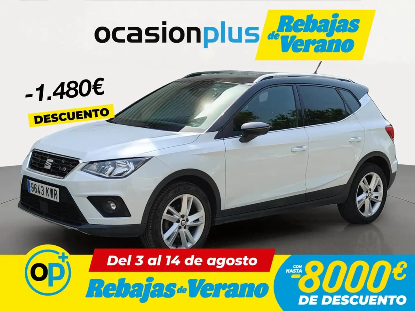 SEAT Arona 1.6TDI CR S&S FR 115 Blanco - 1