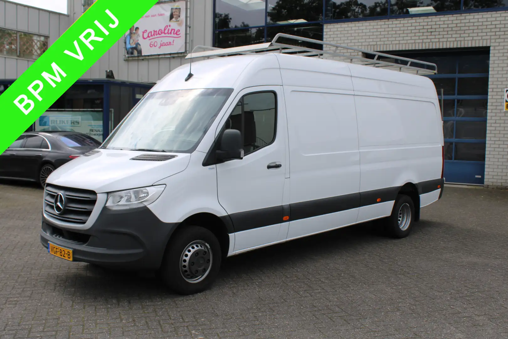 Mercedes-Benz Sprinter 516 CDI L3H2 Trekhaak, Camera, Imperiaal, Cruise c Wit - 1