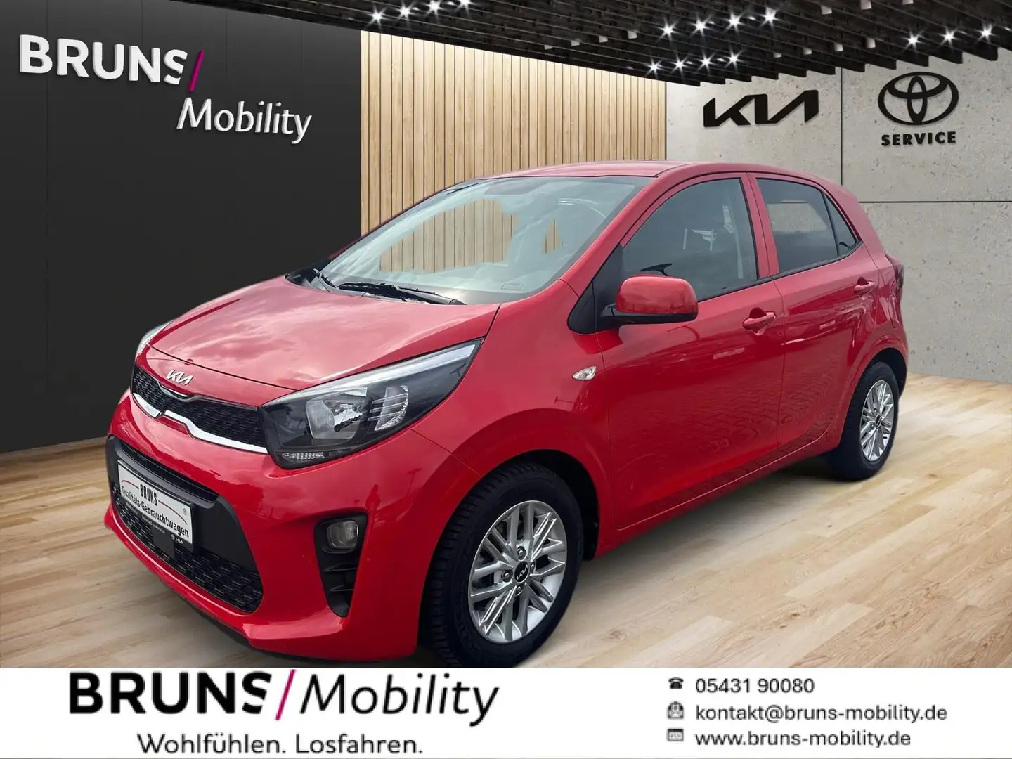 Kia Picanto 1.2DT Navi Rosso - 1