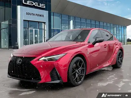 Red 2025 Lexus IS Sedan Automatic
