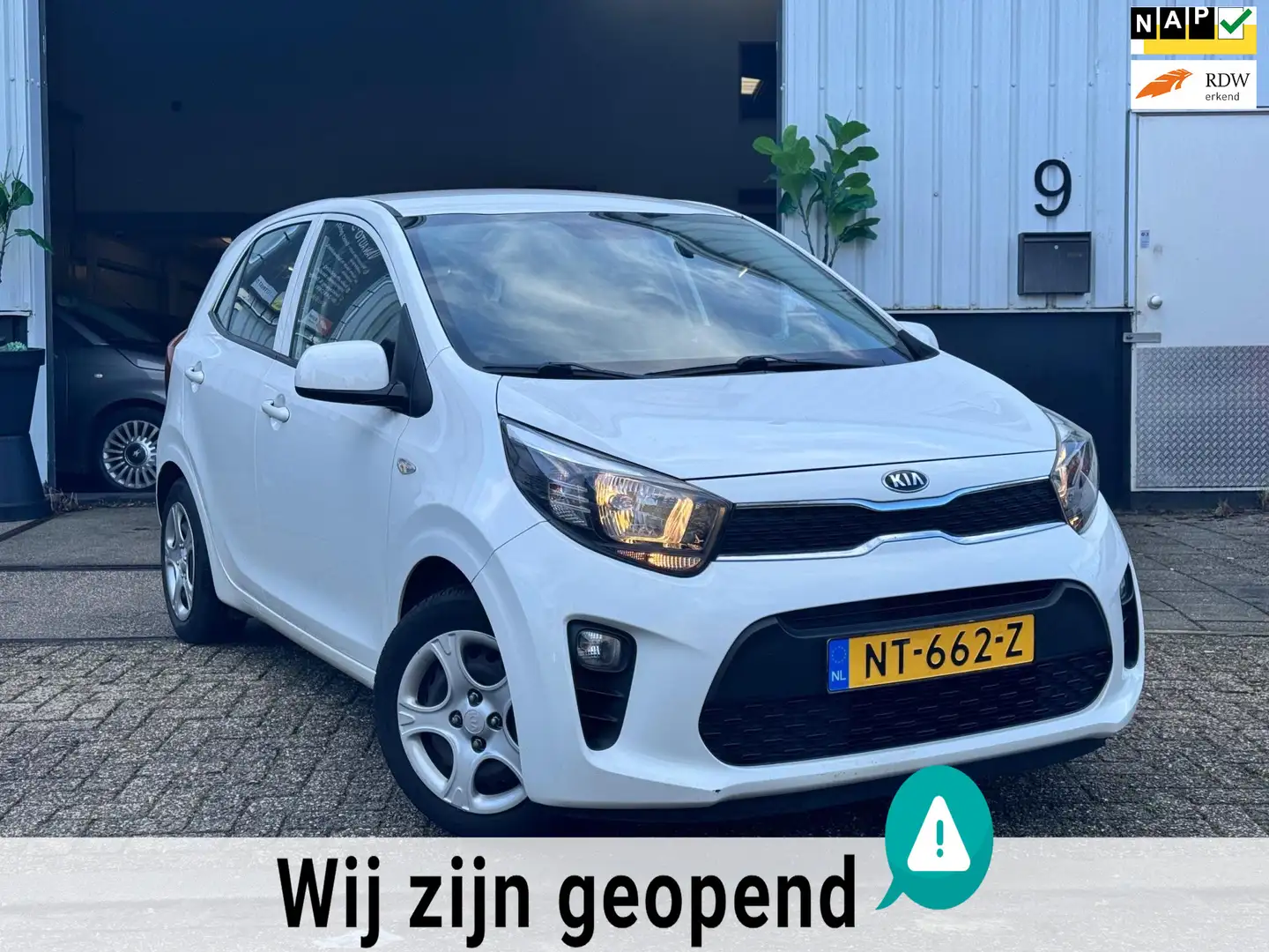 Kia Picanto 1.0 | CVVT | 4x Elek.ramen | AIRCO | NAP | NL | BO Weiß - 1