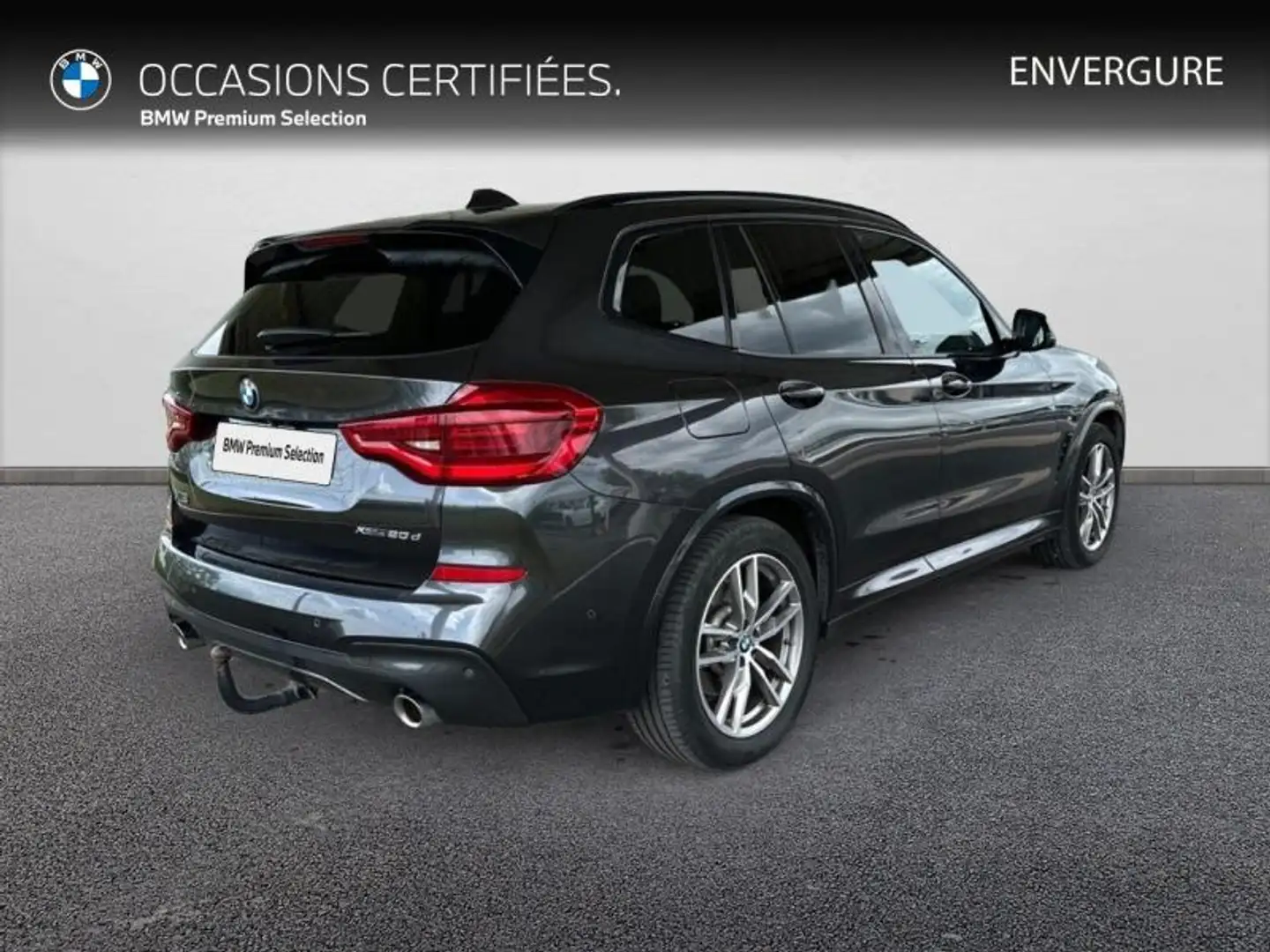 BMW X3 xDrive20dA 190ch M Sport Euro6c Gris - 2