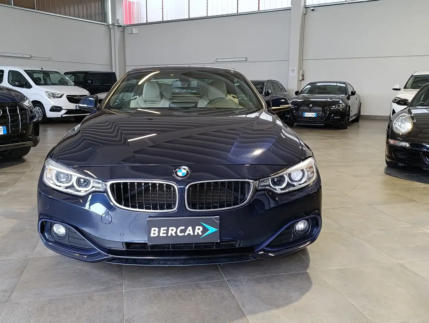 BMW 420 420d Cabrio Sport Bleu - 2