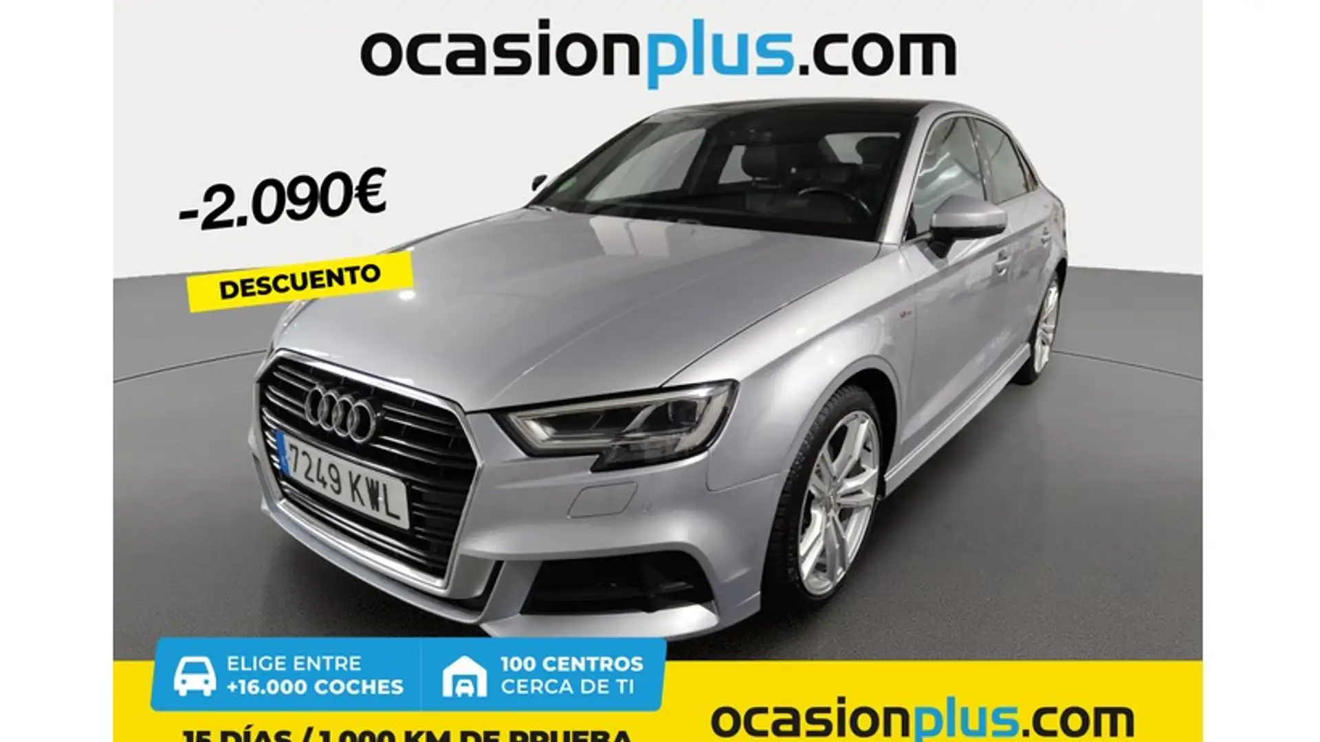Audi A3 Sedán 35 TDI S line S tronic 110kW Silber - 1