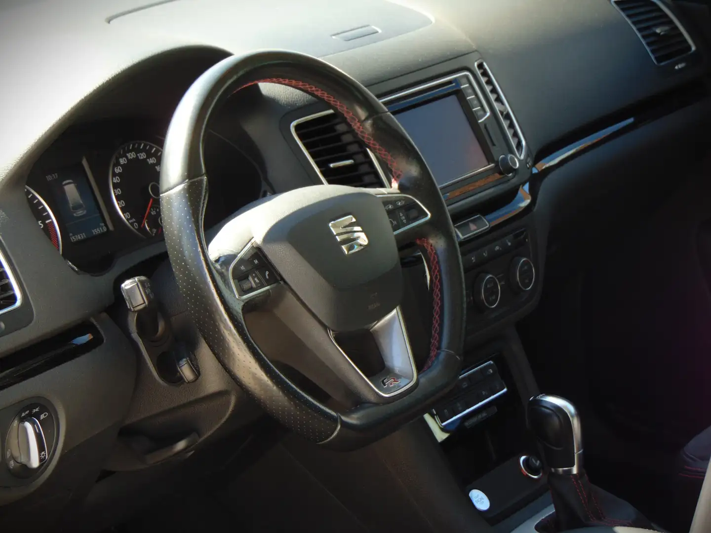 SEAT Alhambra 2.0 TDI DSG FR-Line |7Sitze|Navi|R-Kam|Keyless-Go| Blanco - 2