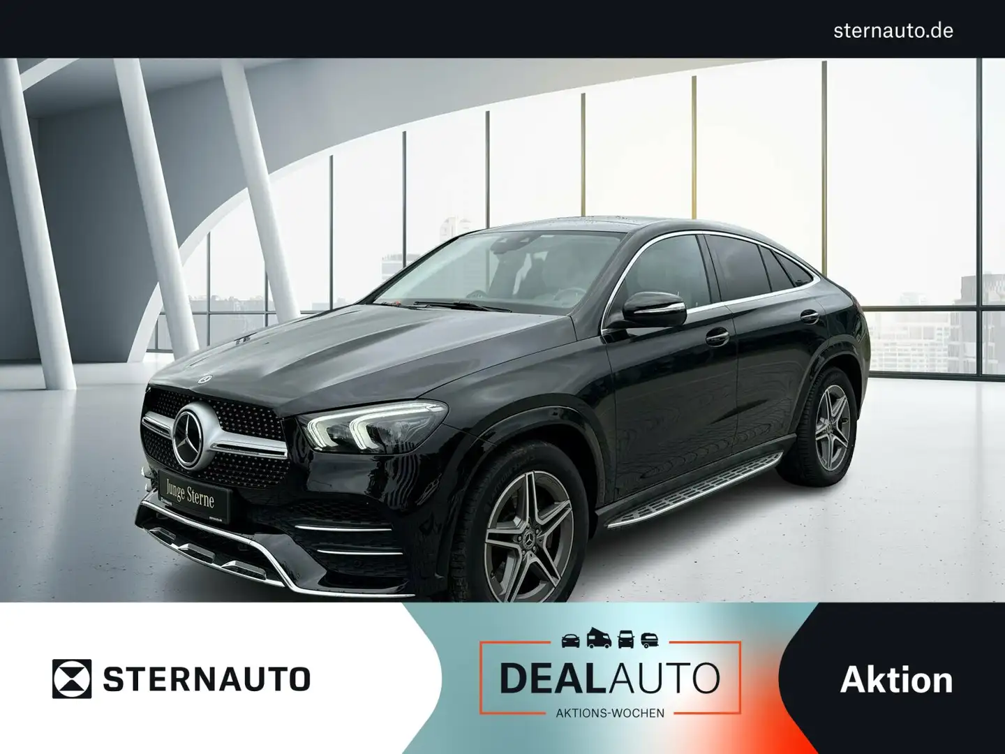 Mercedes-Benz GLE 400 GLE 400 d 4M Coupé AMG Line Navi Pano.-Dach/LED Schwarz - 1