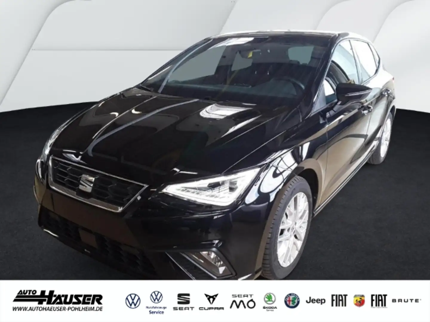 SEAT Ibiza "OHNE ANZAHLUNG" FR 1.0 TSI DSG NAVI KAMERA ACC LE Schwarz - 1