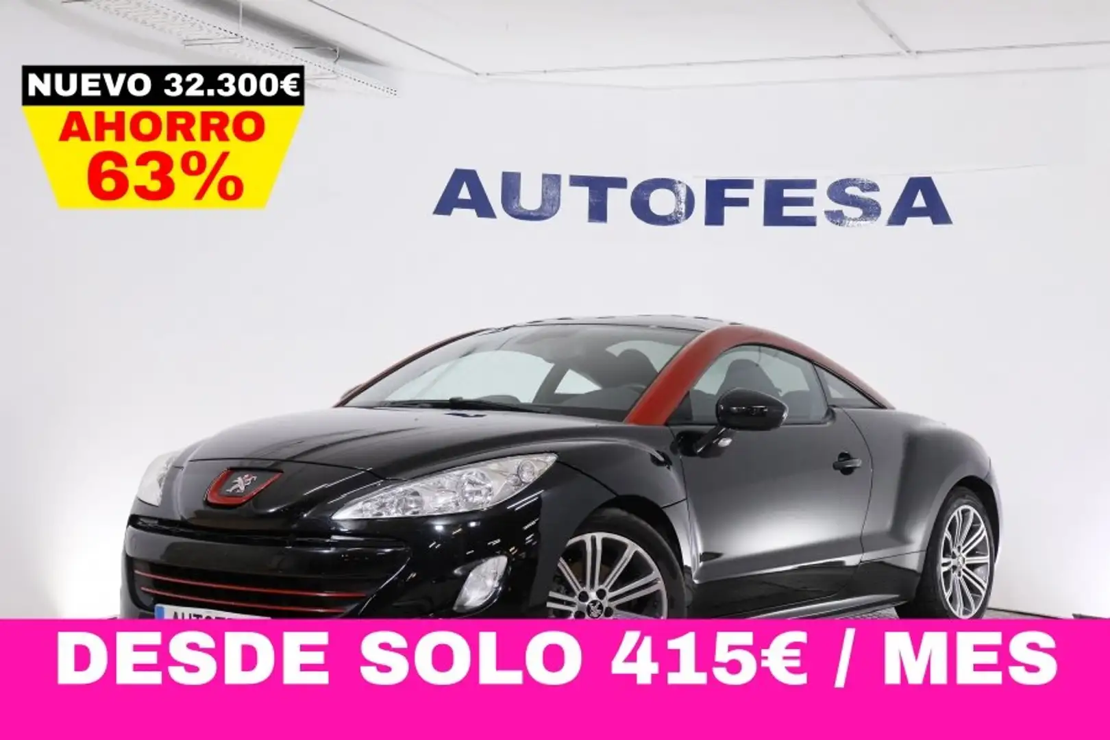 Peugeot RCZ 1.6THP 156CV 2P # PARKTRONIC, BLUETOOTH Negro - 1