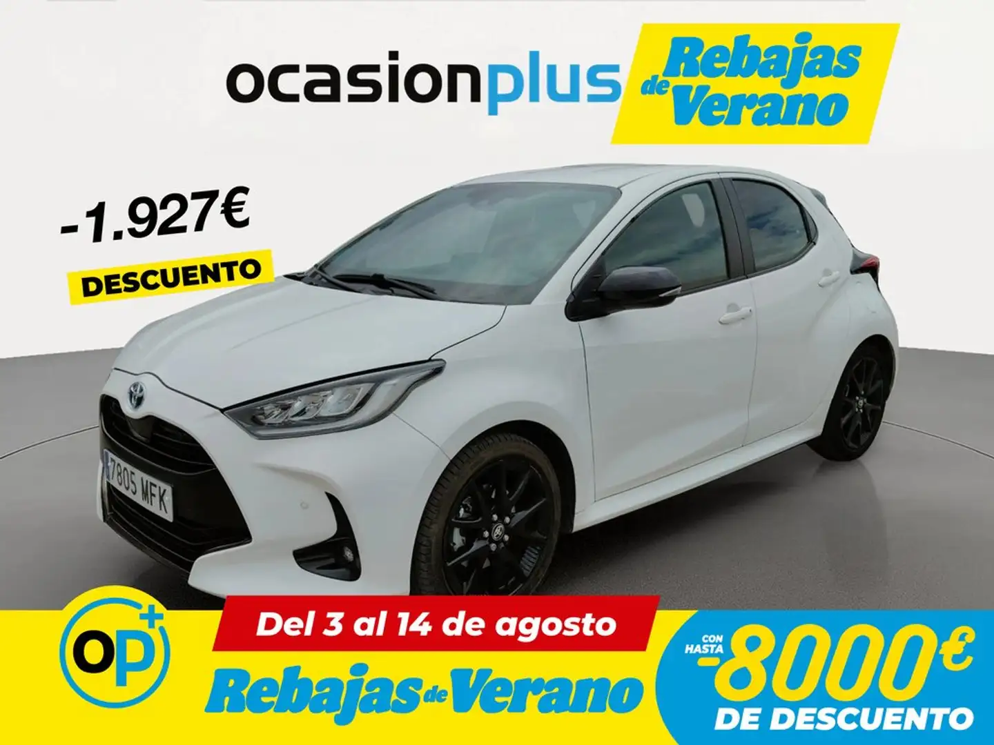 Toyota Yaris 120H 1.5 Style Plus Blanco - 1