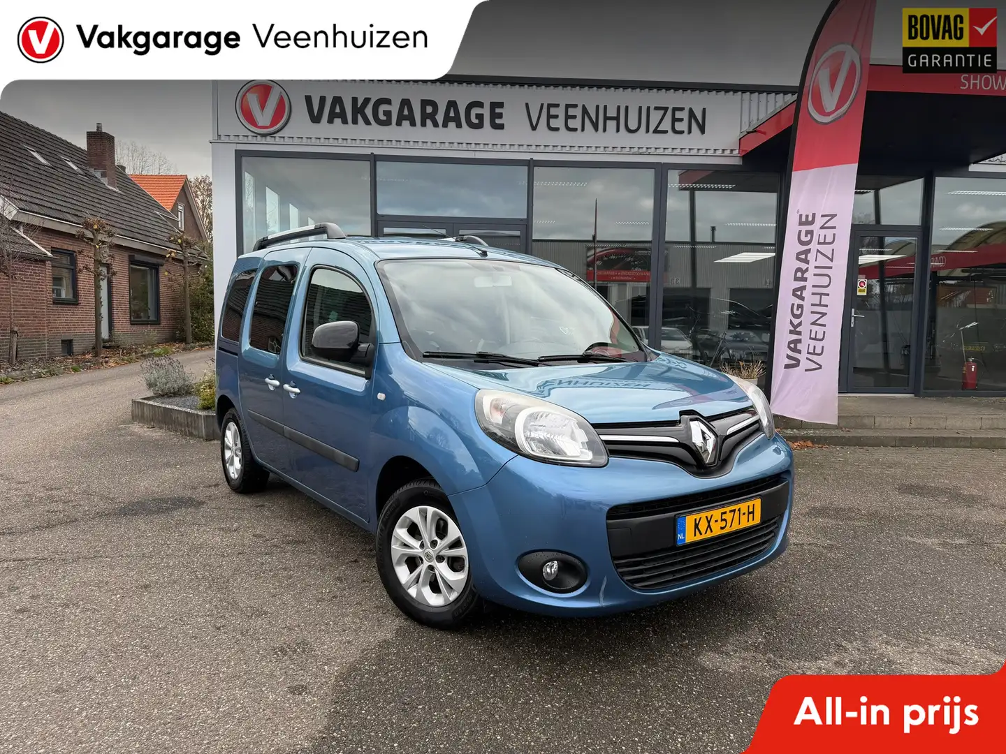 Renault Kangoo Family 1.2 TCe Limited|trekhaak|rijklaar prijs| Blauw - 1