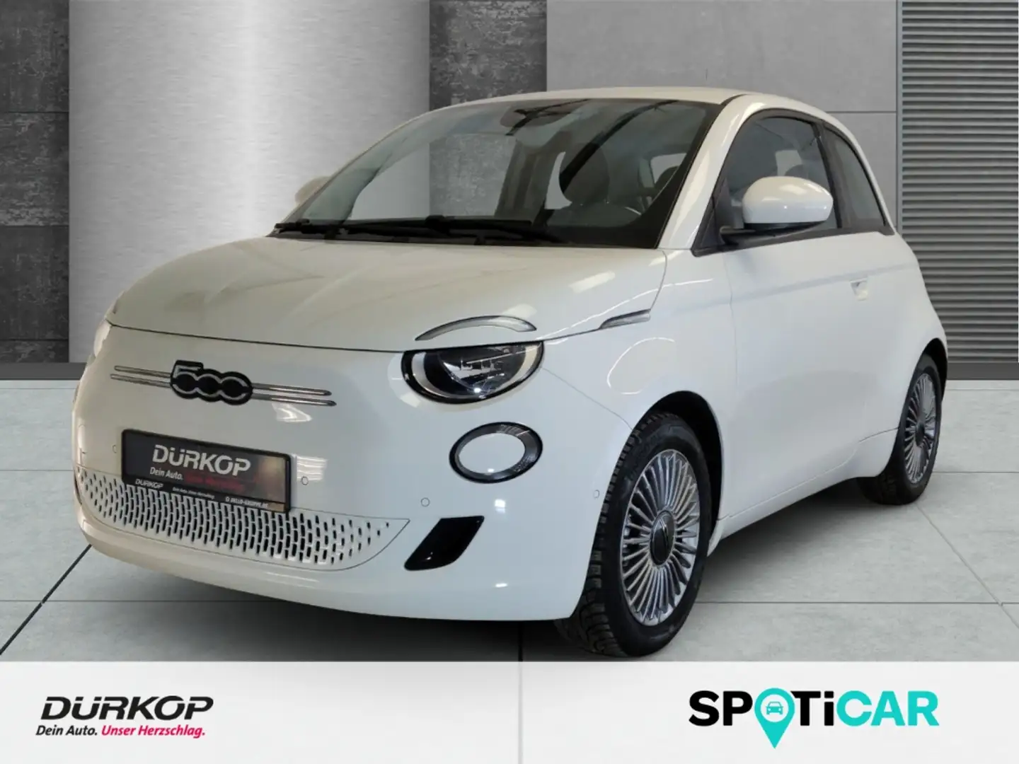 Fiat 500e Navi Apple CarPlay Android Auto Klimaautom Fahrerp Weiß - 1