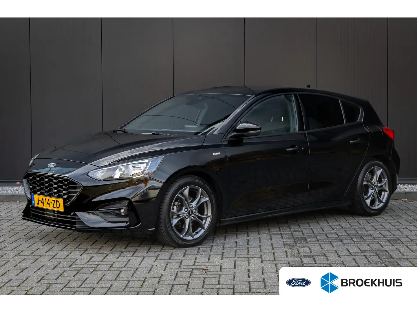 Ford Focus 1.0 E.B. 125PK ST-Line | 100% Dealer Onderhouden! Zwart - 1
