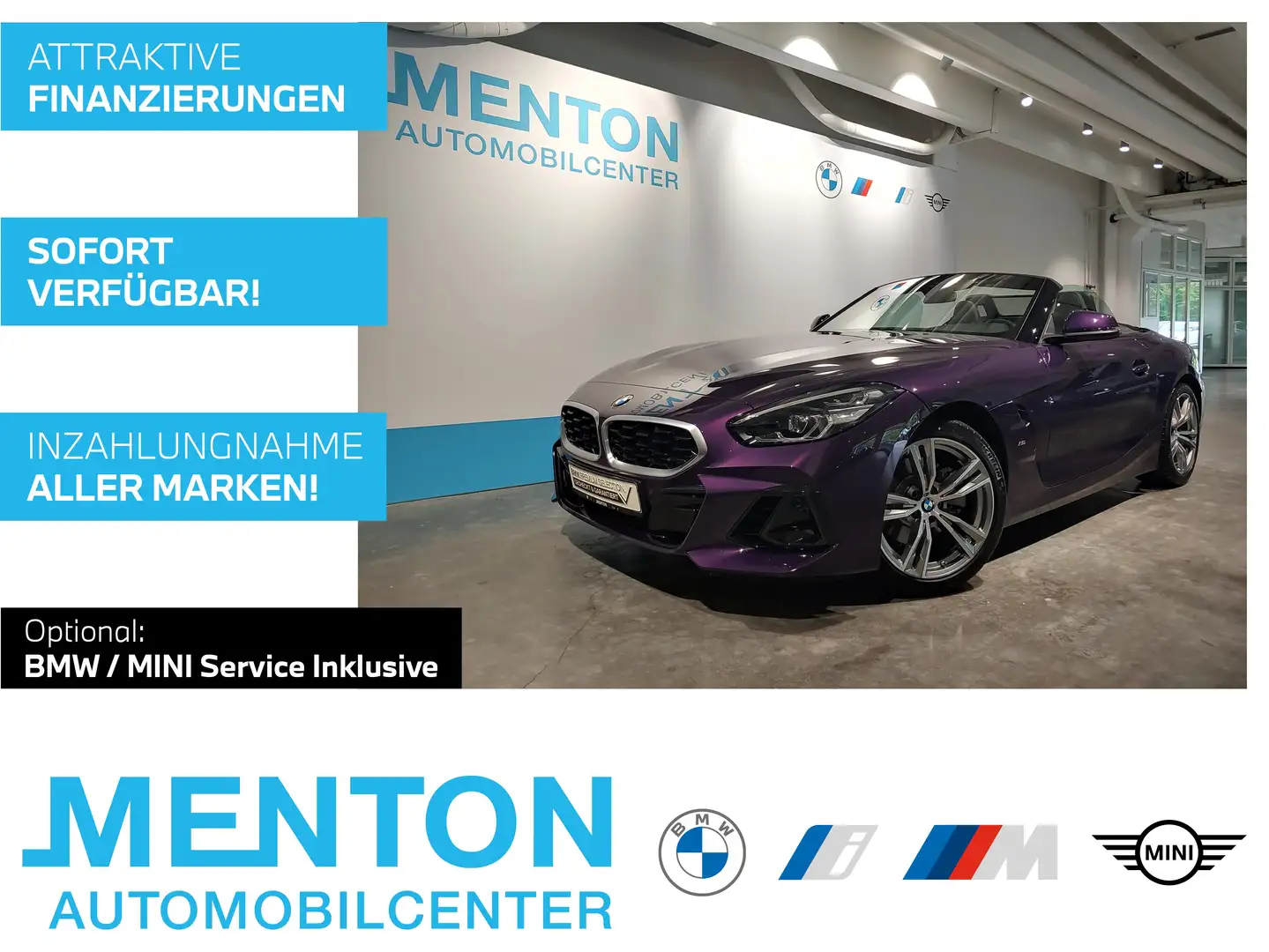 BMW Z4 sDrive20i HiFi DAB LED WLAN Komfortzg. Shz Violet - 1