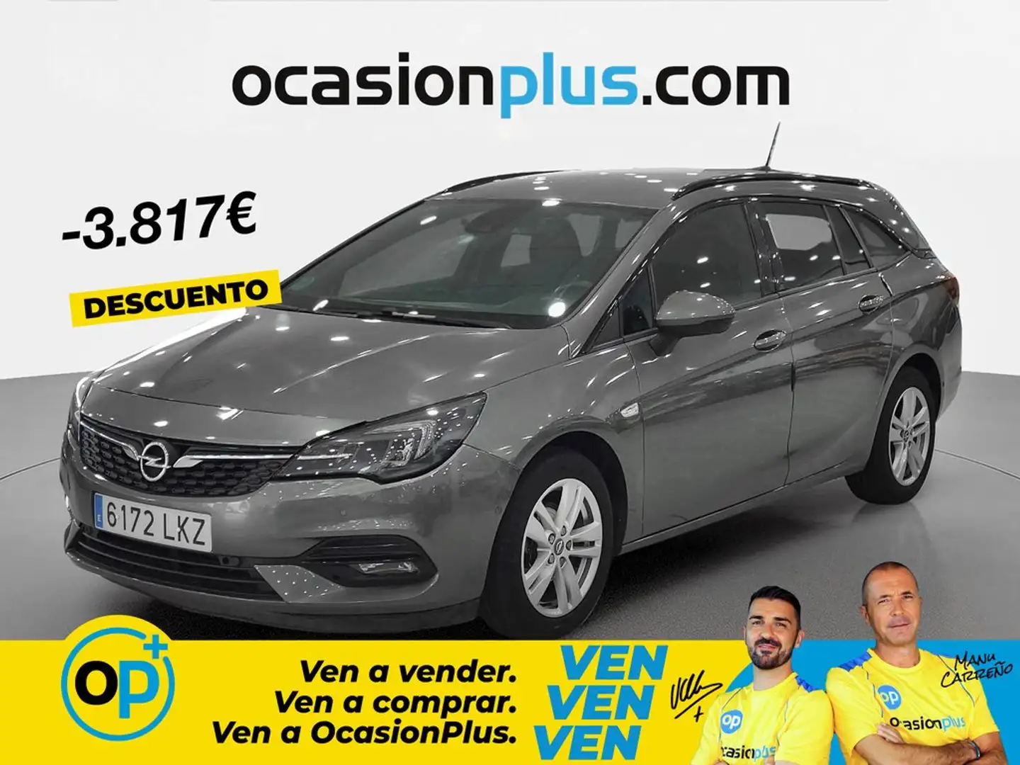 Opel Astra ST 1.4T S/S Business Elegance Aut. 145 Gris - 1
