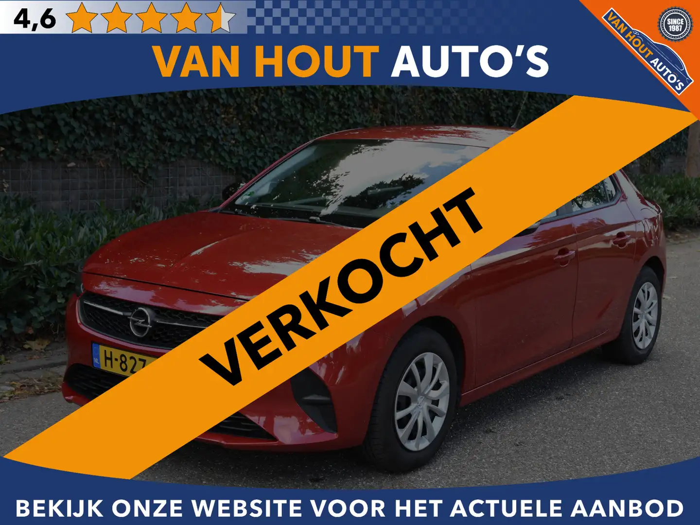 Opel Corsa 1.2 Edition | CARPLAY | NAVI | PDC | VERKOCHT Rood - 1