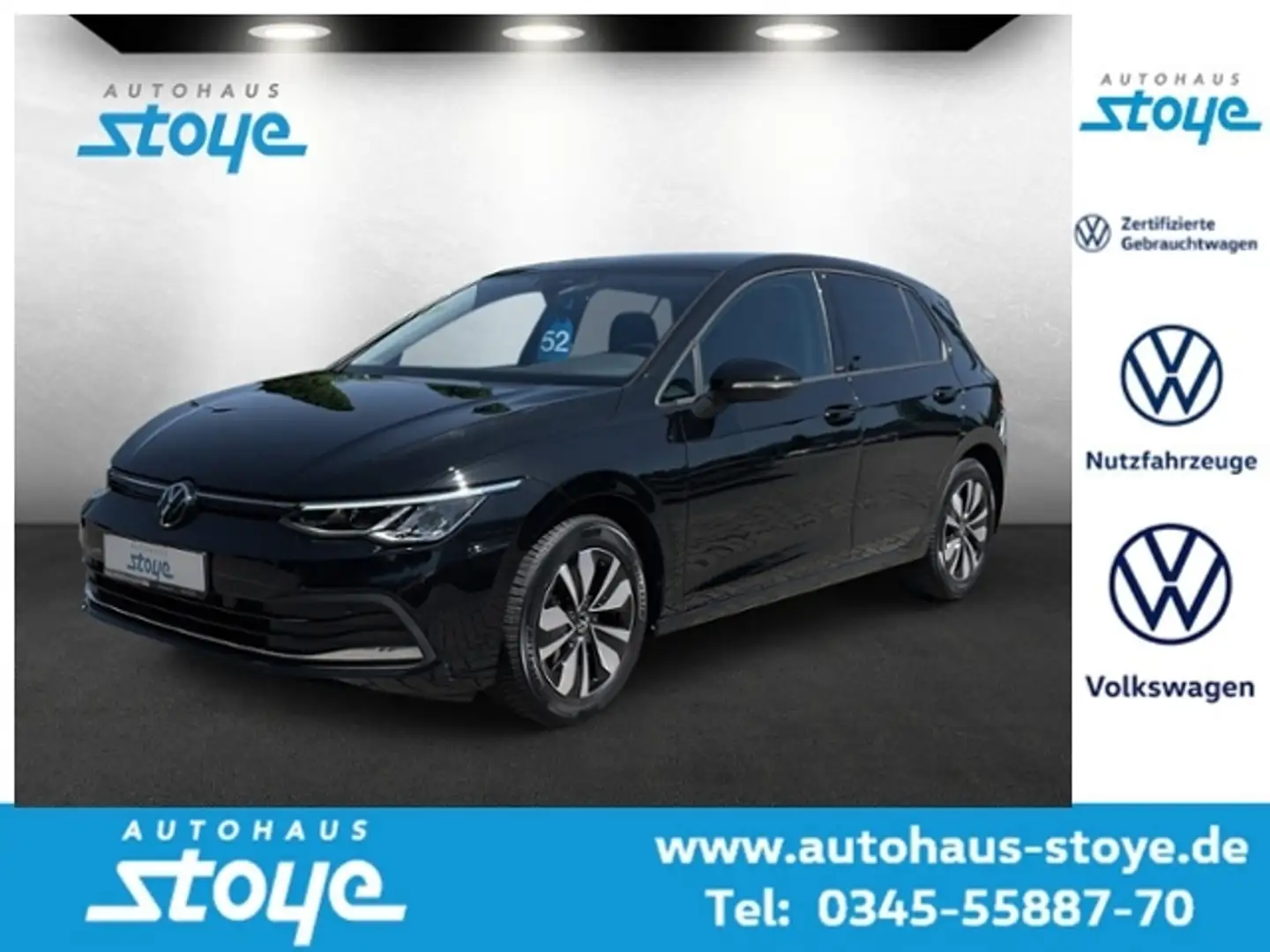 Volkswagen GolfMOVE TSi Navi ACC LED EPC v+h Noir - 1