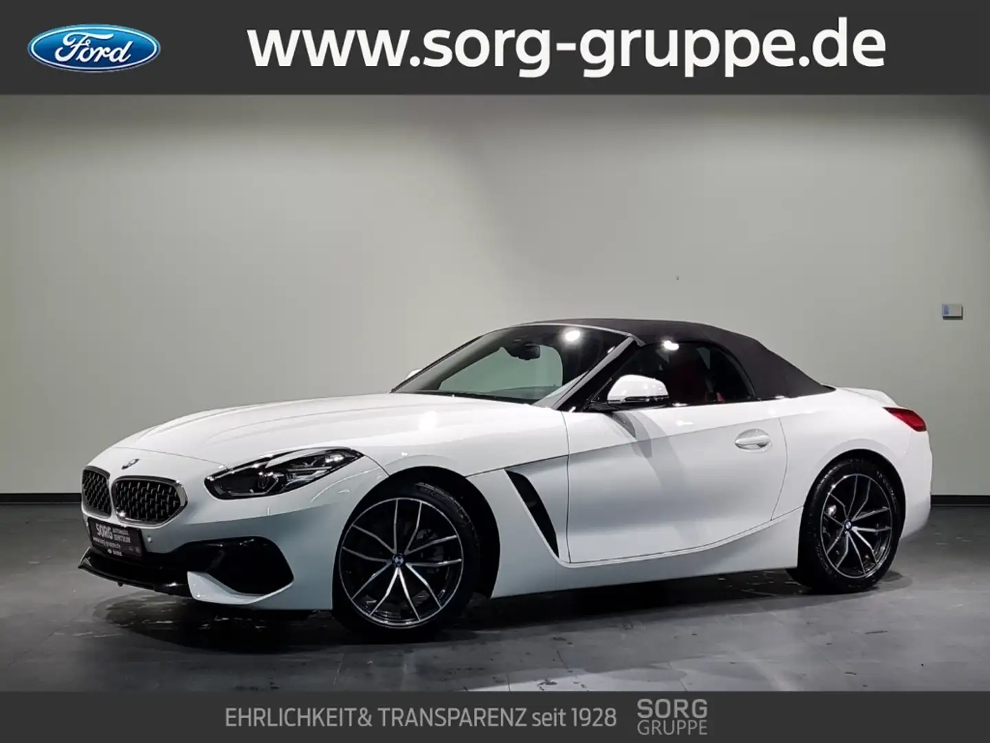 BMW Z4 sDrive 20 i Sport Line*AUTO*LED*HIFI*SITZHZG* Weiß - 1