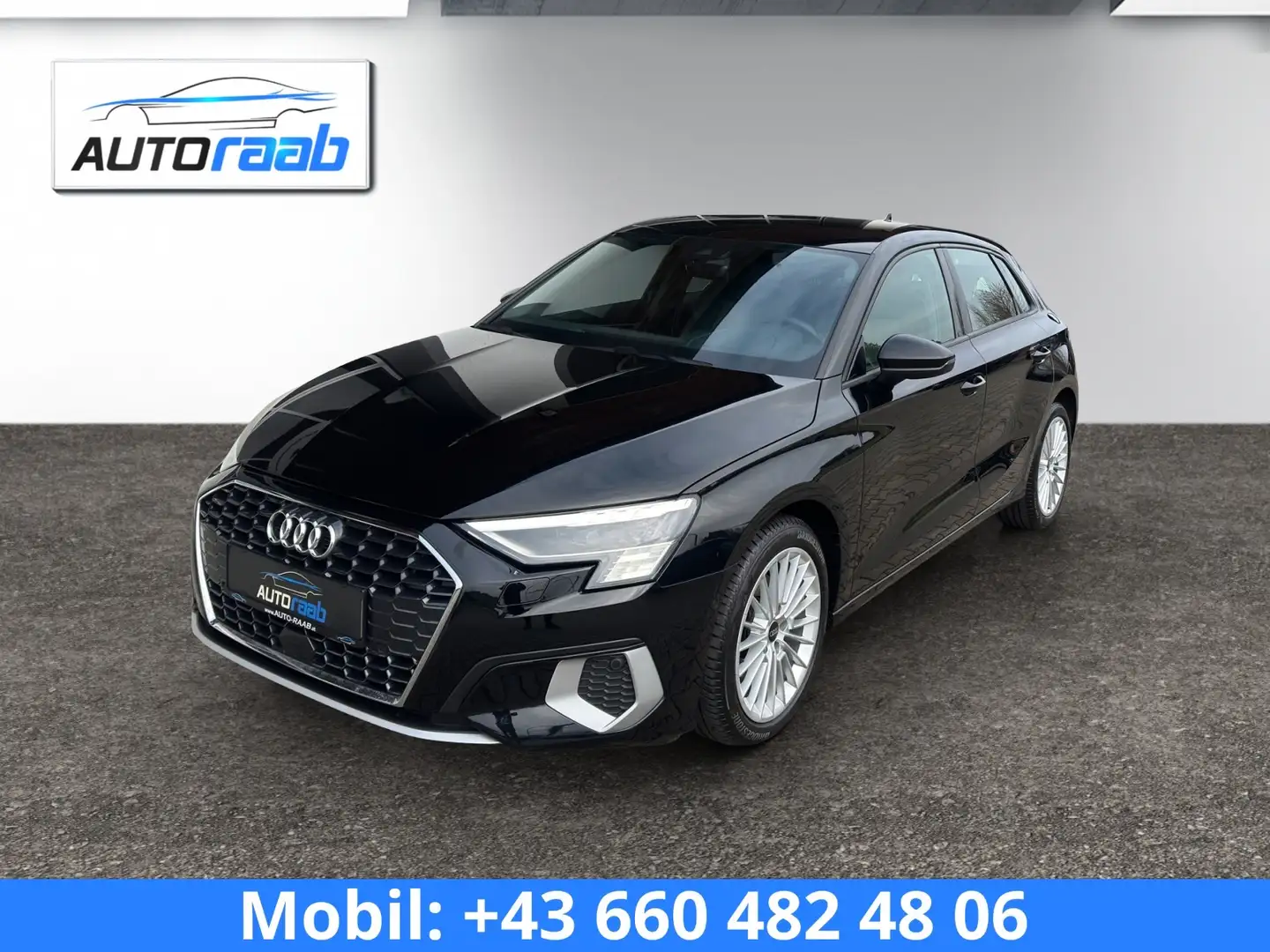 Audi A3 35 TDI advanced S-tronic *VIRTUAL*LED*APP*ACC*PDC Schwarz - 1