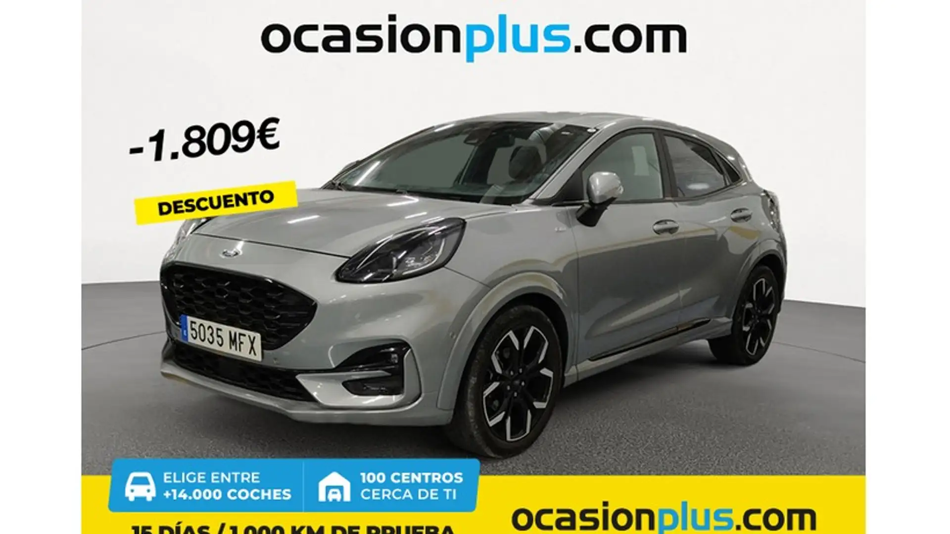 Ford Puma 1.0 EcoBoost MHEV ST-Line X 155 Plateado - 1