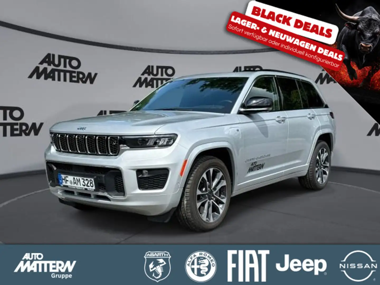 Jeep Grand Cherokee 2,0T Overland 4xe Plug-In BlackDe Silber - 1