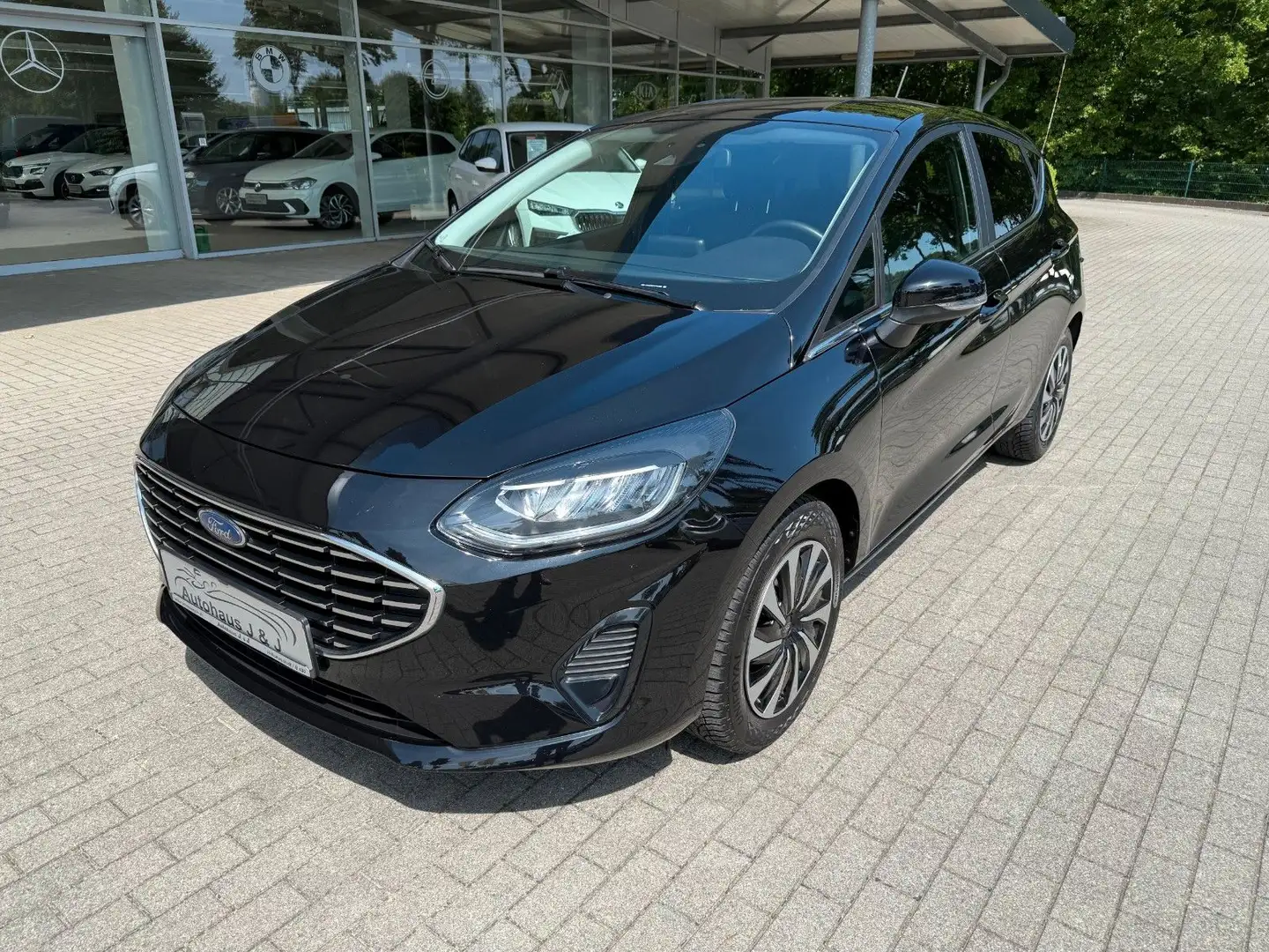 Ford Fiesta Titanium LED/AppConnect/PDC/Klimaautom. Schwarz - 1