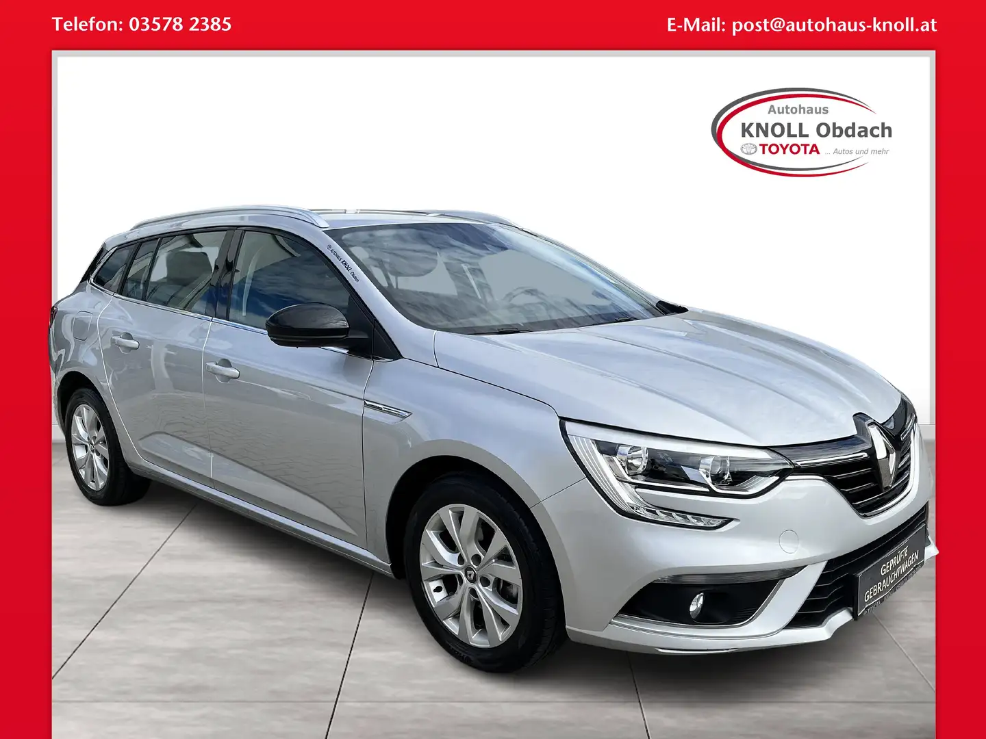 Renault Megane 1,3 TCE IV Grandtour Limited Gris - 1