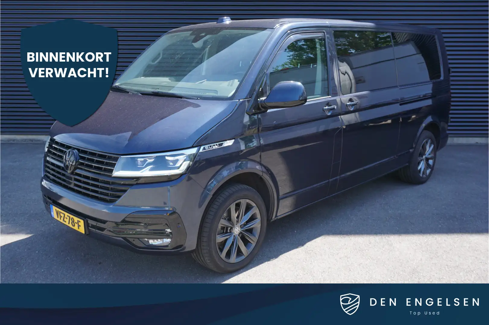 Volkswagen T6.1 Transporter 30 | L2H1 DC | Bulli | 4-Motion | ACC | App-Connec Blauw - 1