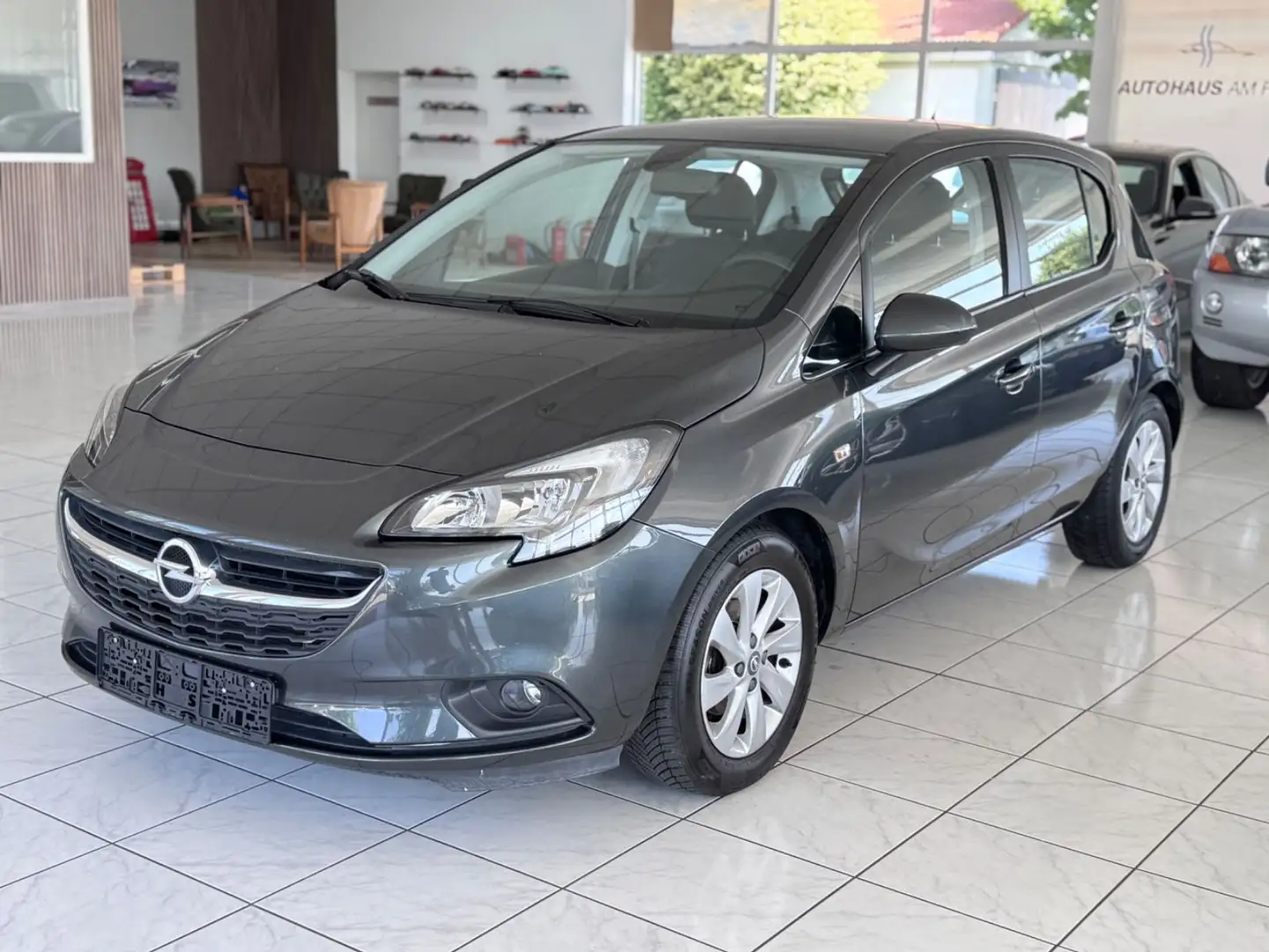 Opel Corsa E Edition 5-Türig+Klima+Bluetooth+1.Hand Grau - 2