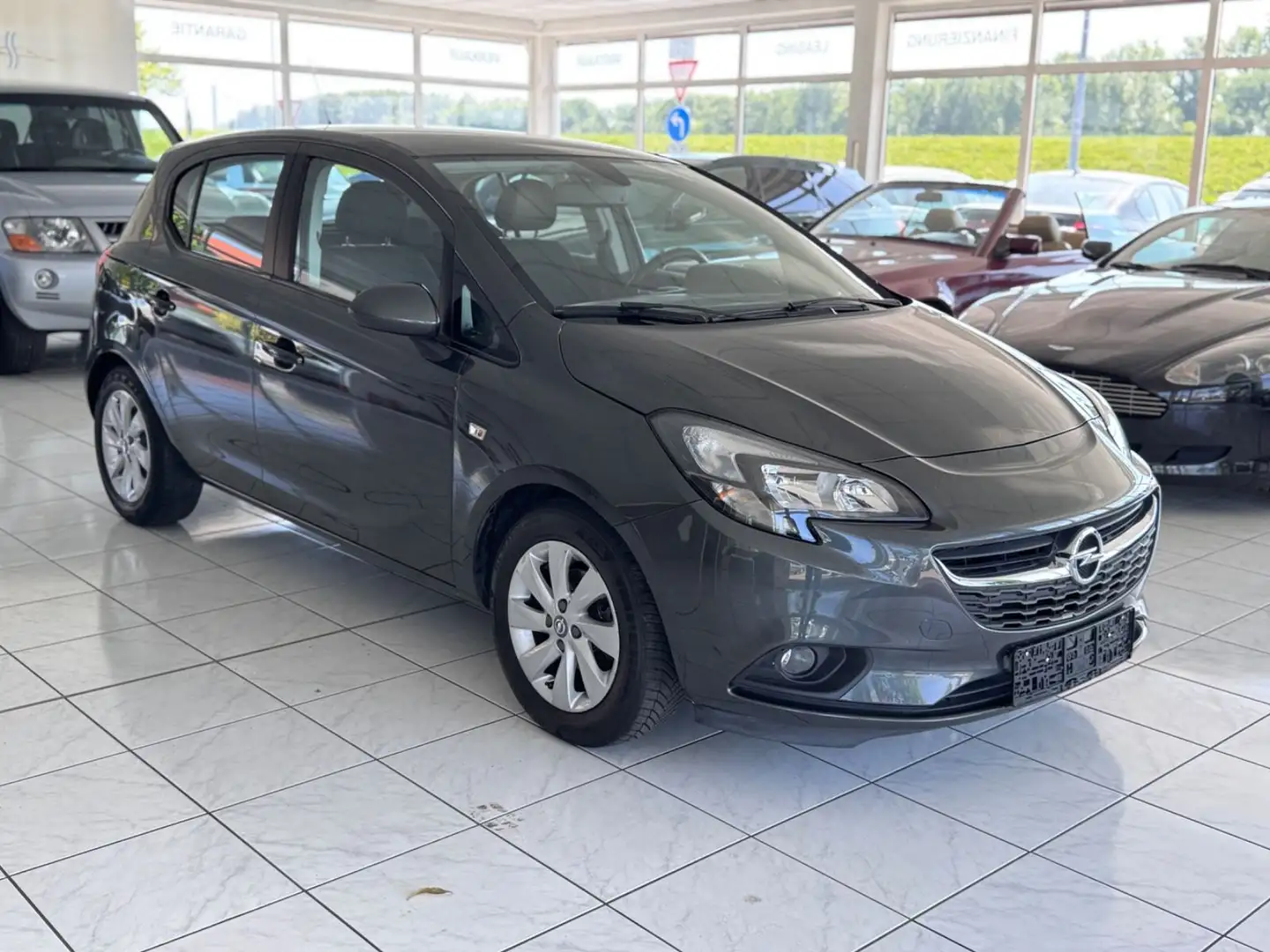 Opel Corsa E Edition 5-Türig+Klima+Bluetooth+1.Hand Grau - 1