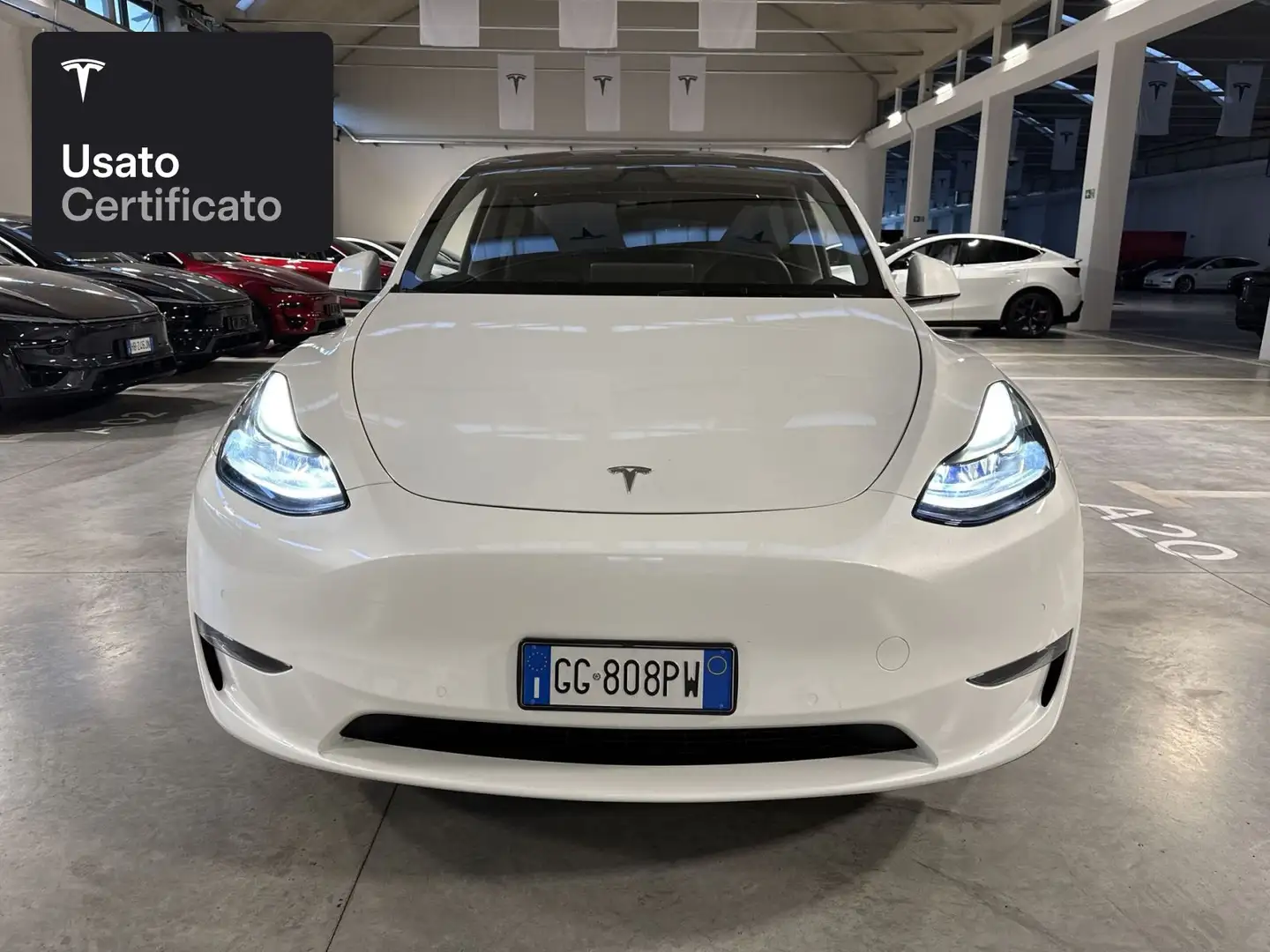 Tesla Model Y Long Range AWD Bianco - 2