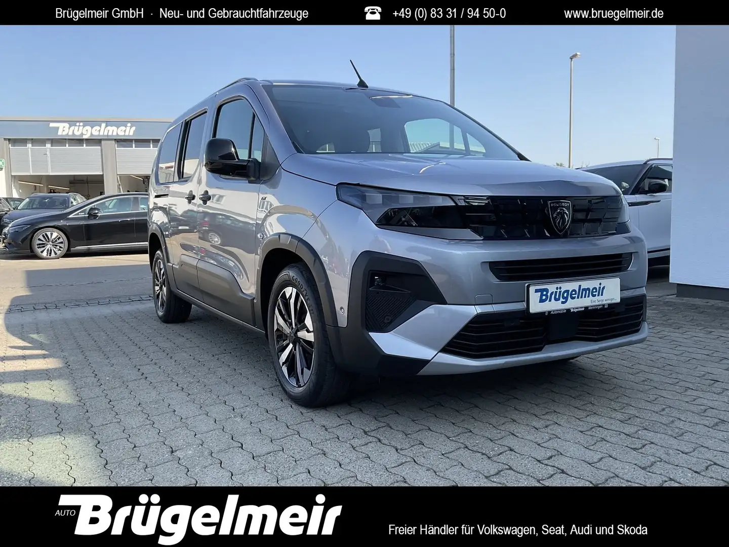 Peugeot Rifter Rifter 1.5 Blue HDi 130 GT LANG+7-SITZE+NAVI+ACC Grau - 1