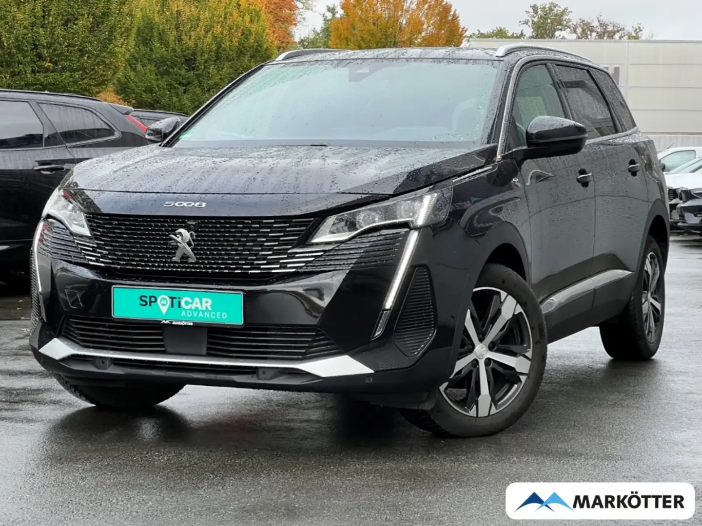 Peugeot 5008 GT 1.2 PureTech 130 360°/PANO/BLIS/ACC/MSGE Noir - 1
