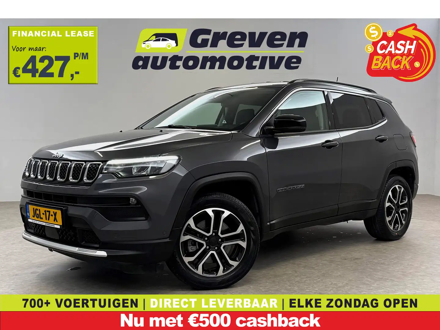 Jeep Compass 4xe 190 Plug-in Hybrid Electric Limited | SOH: 85% Gris - 1