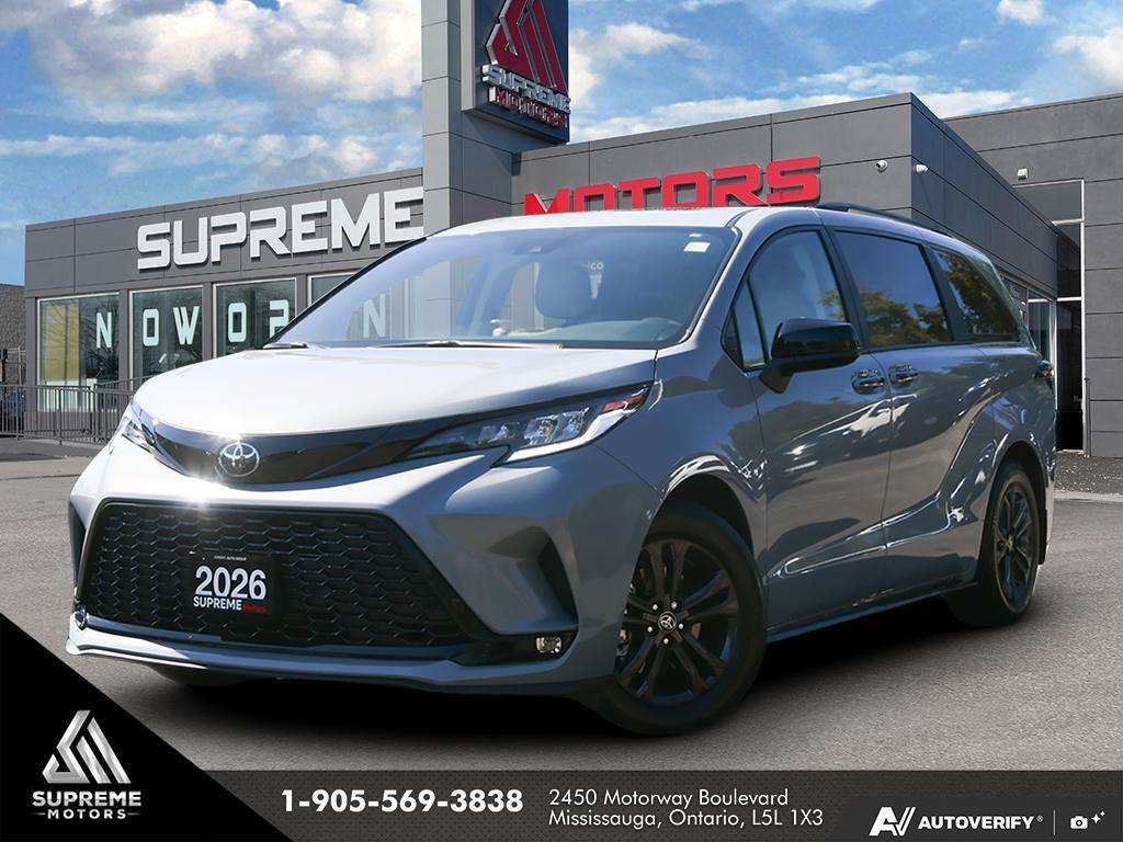 2026 Toyota Sienna XSE TECH PKG AWD / CLEAN CARFAX / SUNROOF /LEATHER