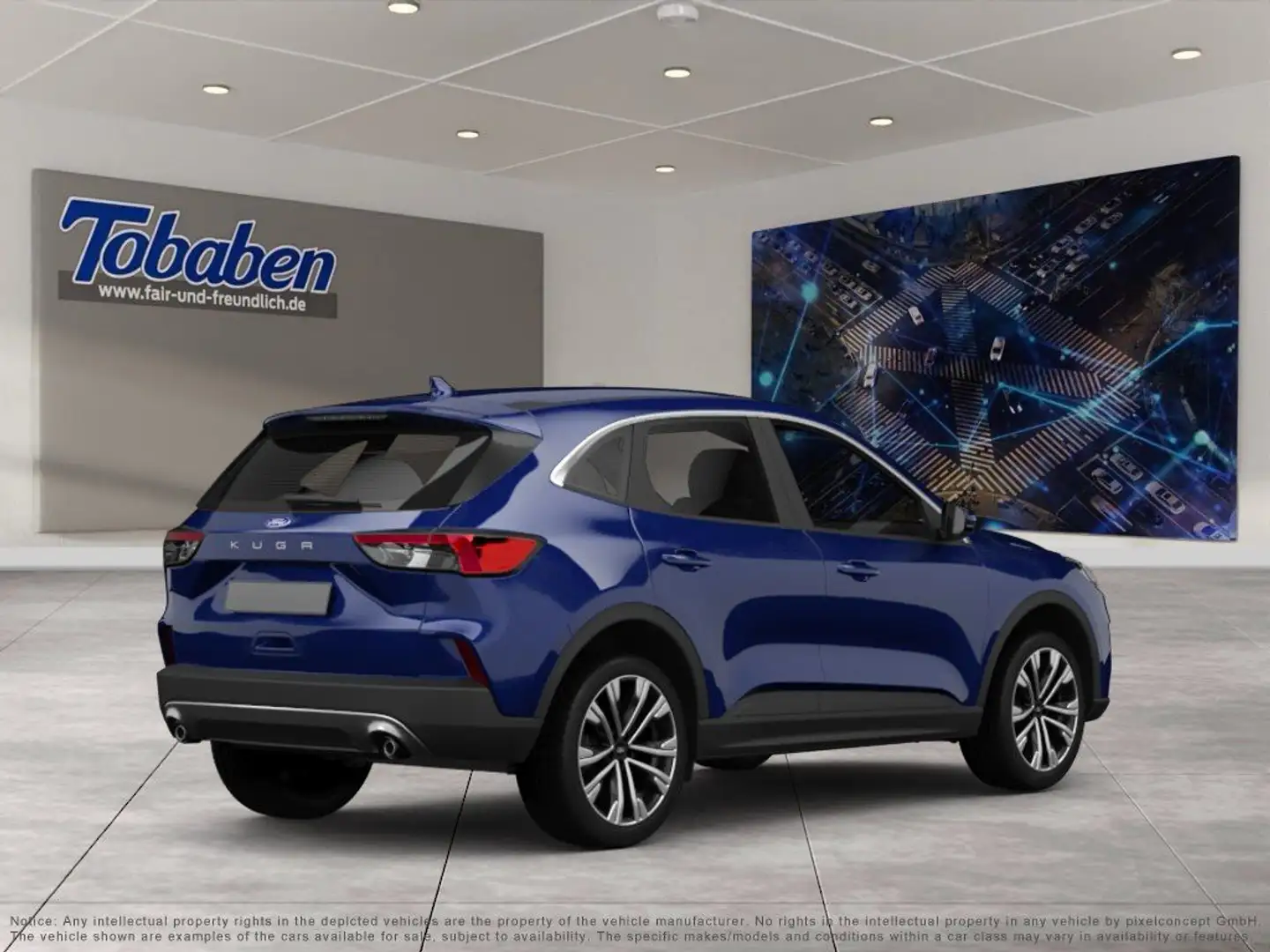 Ford Kuga ST-Line X 2.5 PHEV/1.HD/Flatrate+ Blau - 2