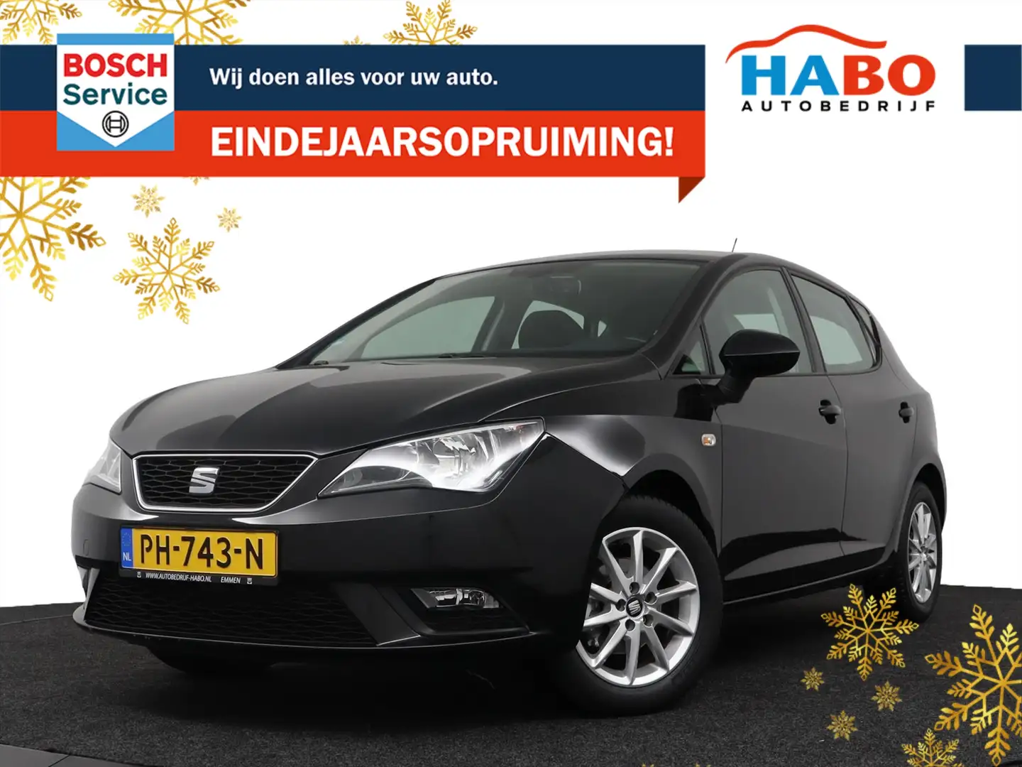SEAT Ibiza 1.0 TSI STYLE CONNECT 5DRS AC/CRUISE/NAV/REGEN.SEN Schwarz - 1