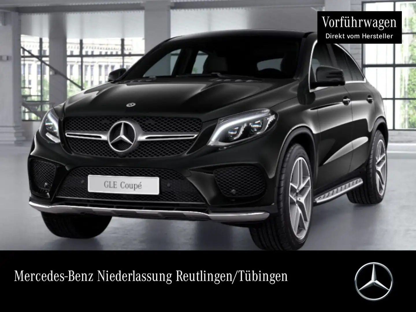 Mercedes-Benz GLE 350 d Cp. 4M AMG Pano Burmester COMAND ILS LED Schwarz - 1
