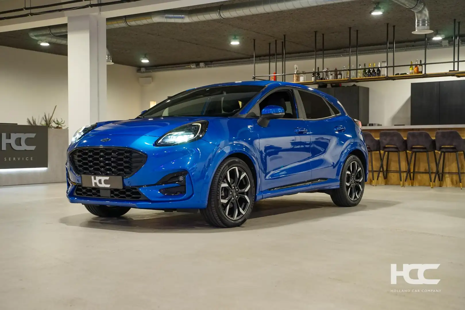 Ford Puma 1.0 Hybrid ST-Line X | Adapt. Cruise | Elektr. kle Blauw - 1