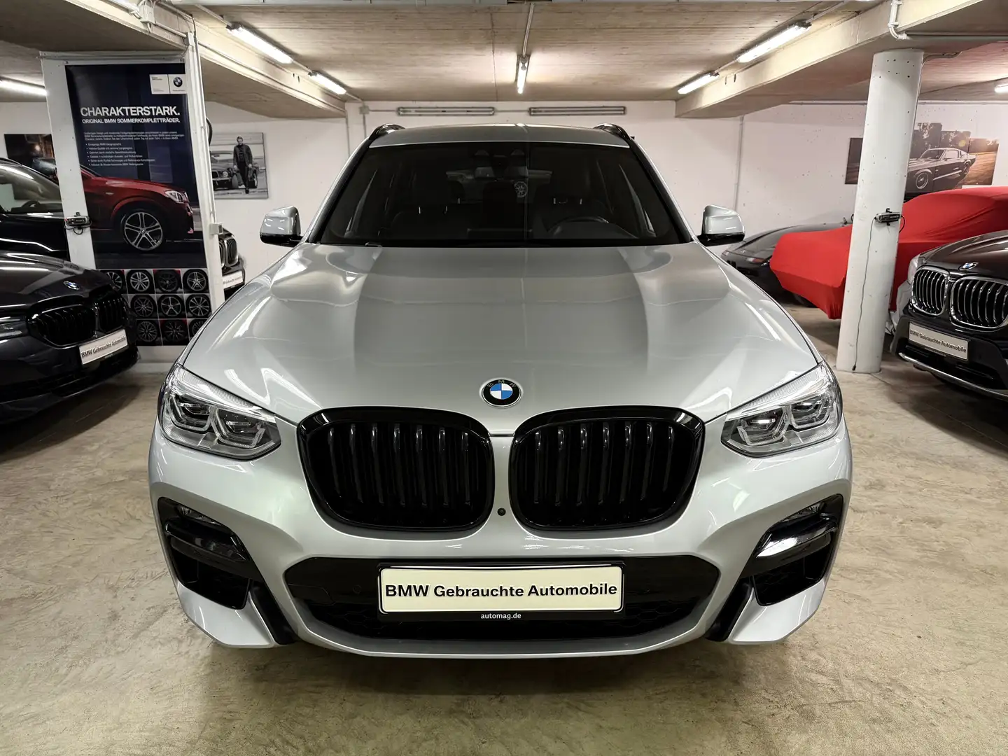 BMW X3 M 40D, Leder, AHK, 20 Zoll, DAB, Hifi, wie neu,1.HD Plateado - 2