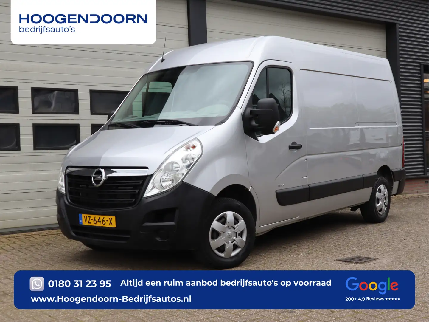 Opel Movano 2.3 CDTI 126pk L2H2 - Airco - Trekhaak - 3 Zits Silver - 1